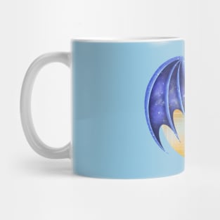 Kawaii Spiritual Astral Dragon - With Background Mug